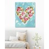 Malowanie po numerach - WALENTYNKOWE SERCE II (HALEY BUSH)
