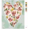 Malowanie po numerach - WALENTYNKOWE SERCE (HALEY BUSH)