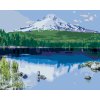 Malowanie po numerach - JEZIORO I U STÓP ZAŚNIEŻONEJ GÓRY (TED DAVIS)