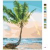 Malowanie po numerach - PALMA NA WYBRZEŻU (TED DAVIS)