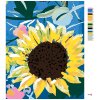 Malowanie po numerach - SŁONECZNIK I LIŚCIE (ALEXANDRIA GILBERT)