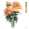 Malowanie po numerach - POMARAŃCZOWE RÓŻE (ALEXANDRIA GILBERT)