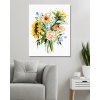 Malowanie po numerach - BUKIET DZIKICH KWIATÓW I SŁONECZNIKÓW (ALEXANDRIA GILBERT)