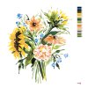 Malowanie po numerach - BUKIET DZIKICH KWIATÓW I SŁONECZNIKÓW (ALEXANDRIA GILBERT)