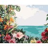 Malowanie po numerach - KWIATY NAD MORZEM (ALEXANDRIA GILBERT)