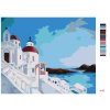 Malowanie po numerach - WIDOK NA MORZE Z GRECKIEJ WYSPY