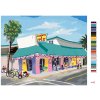 Malowanie po numerach - KAWIARNIA PRZY PLAŻY (ROBERT JOHNSON)