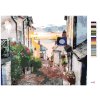 Malowanie po numerach - ULICZKA NA WYBRZEŻU DEVON