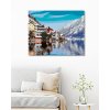 Malowanie po numerach - HALLSTATT NAD JEZIOREM W ALPACH
