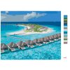 Malowanie po numerach - RAJ NA MALEDIWACH