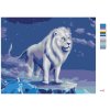 Malowanie po numerach - BIAŁY LEW Z CZYSTYM BŁĘKITNYM NIEBEM