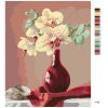 Malowanie po numerach - MARTWA NATURA - ORCHIDEA W CZERWONYM WAZONIE I MUSZLE (PIETER WAGEMANS)