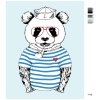 Malowanie po numerach - PANDA MARYNARZ