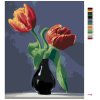 Malowanie po numerach - MARTWA NATURA - TULIPANY W CZERNYM WAZONIE (PIETER WAGEMANS)