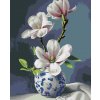 Malowanie po numerach - MARTWA NATURA - MAGNOLIE W NIEBIESKO-BIAŁYM WAZONIE (PIETER WAGEMANS)