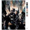 Malowanie po numerach - BATMAN I KOBIETA KOT