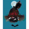 Malowanie po numerach - BATMAN (Wariant płótno bez ramy, Rozmiar 40x50 cm)