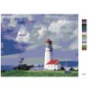 Malowanie po numerach - LATARNIA MORSKA NA WYBRZEŻU (DENNIS FRATES)