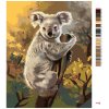 Malowanie po numerach - KOALA NA PNIU DRZEWA (D. RUSTY RUST)