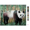 Malowanie po numerach - PANDA I BAMBUS (D. RUSTY RUST)