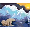 Malowanie po numerach - NIEDŹWIEDŹ POLARNY NA LODZIE (D. RUSTY RUST)