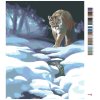 Malowanie po numerach - PUMA W ŚNIEGU (D. RUSTY RUST)