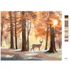 Malowanie po numerach - JELEŃ W LESIE (D. RUSTY RUST)