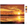 Malowanie po numerach - ZACHÓD SŁOŃCA NAD RZEKĄ (D. RUSTY RUST)