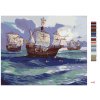 Malowanie po numerach - STATKI COLUMBO NA MORZU (D. RUSTY RUST)