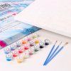 Malowanie po numerach - SAMOTNY ŁOŚ (D. RUSTY RUST) (Wariant płótno bez ramy, Rozmiar 40x50 cm)