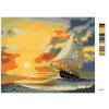 Malowanie po numerach - ŻAGLOWIEC PO ZMIERZCHU 2 (D. RUSTY RUST)