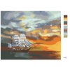 Malowanie po numerach - DUŻY ŻAGLOWIEC PO ZMIERZCHU (D. RUSTY RUST)