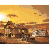 Malowanie po numerach - STODOŁA Z ROZPADAJĄCYM SIĘ DACHEM (D. RUSTY RUST)
