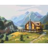 Malowanie po numerach - DOMEK Z BALI NA WIOSNĘ (D. RDZAWA RDZA)