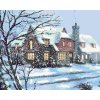Malowanie po numerach - DOM POKRYTY ŚNIEGIEM (D. RUSTY RUST)