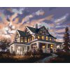 Malowanie po numerach - BIAŁY DOM PO ZMROKU (D. RUSTY RUST)