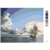 Malowanie po numerach - ŻAGLOWIEC NA SPOKOJNYM MORZU (D. RUSTY RUST)