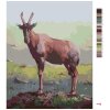 Malowanie po numerach - ANTYLOPA W TRAWIE (D. RUSTY RUST)