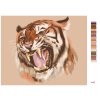 Malowanie po numerach - PORTRET RYCZĄCEGO TYGRYSA (D. RUSTY RUST)