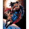Malowanie po numerach - WONDER WOMAN I SUPERMAN W LOCIE