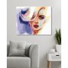 Malowanie po numerach - KOBIETA Z BLOND WŁOSAMI