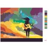 Malowanie po numerach - DZIEWCZYNA GRAJĄCA NA GITARZE