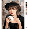 Malowanie po numerach - KOBIETA Z KAWĄ