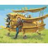 Malowanie po numerach - PILOT I ŻÓŁTY SAMOLOT