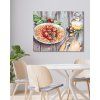 Malowanie po numerach - SPAGHETTI (Wariant płótno bez ramy, Rozmiar 40x50 cm)
