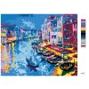 Malowanie po numerach - IMPRESJONISTYCZNE GONDOLE W WENECJI