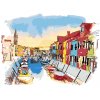 Malowanie po numerach - WYSPA BURANO W WENECJI