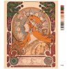 Malowanie po numerach - ZODIAK (ALFONS MUCHA)