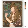 Malowanie po numerach - JOB - BIBUŁKI PAPIEROSOWE (ALFONS MUCHA)