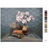 Malowanie po numerach - MARTWA NATURA Z MAGNOLIAMI I KSIĄŻKAMI